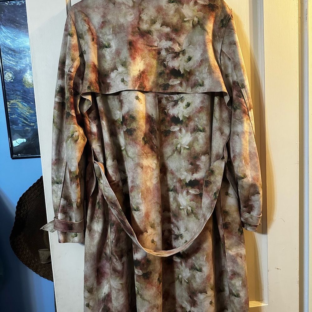 Philosophy Earthy Floral Trench coat - Picture 3 of 3